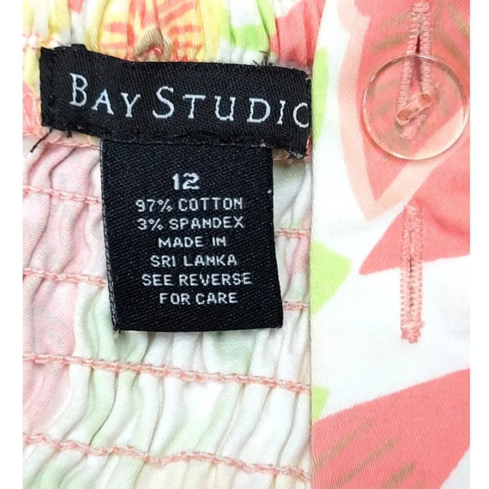 Bay Studio Floral Tiered A-Line Sun Dress 12
